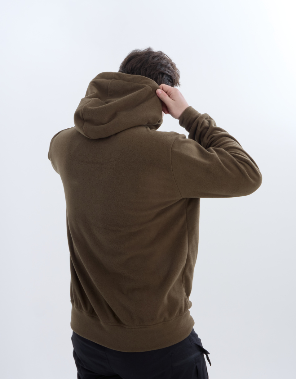 Мерч толстовка флисовая PRIDE, т.хаки